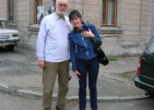 With Galina Apostolova in Burgas, 2007
