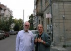 With Velislav Zaimov in Burgas, 2007