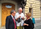 With Alain and his wife Dorian in St. Petersburg, 2010