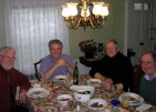 My dear friends Chuck, Dzoka, Vadja and Mirko, in Belmont, MA 2008